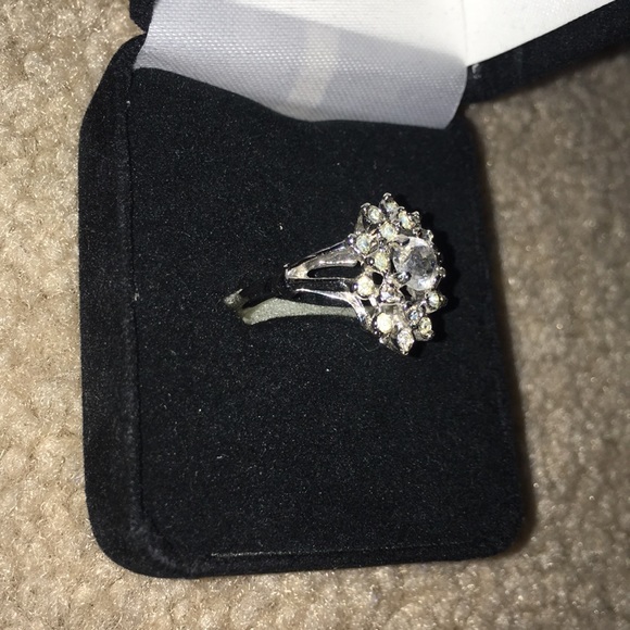 Silver stone ring - Picture 2 of 3